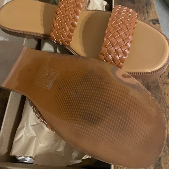 Madewell The Teagan Slide Sandal in Leather - Picture 3 of 6